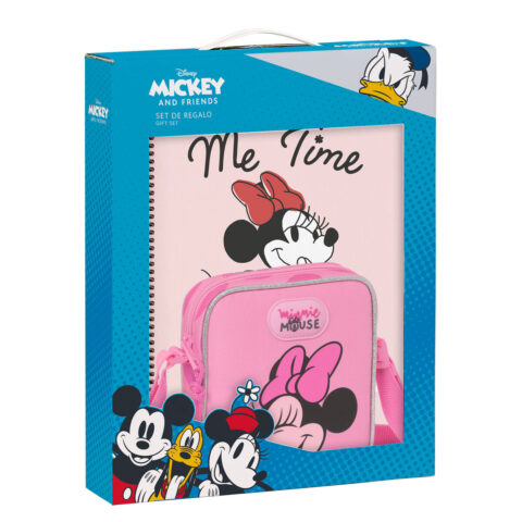 Σετ Χαρτικών Minnie Mouse Loving Ροζ A4 2 Τεμάχια