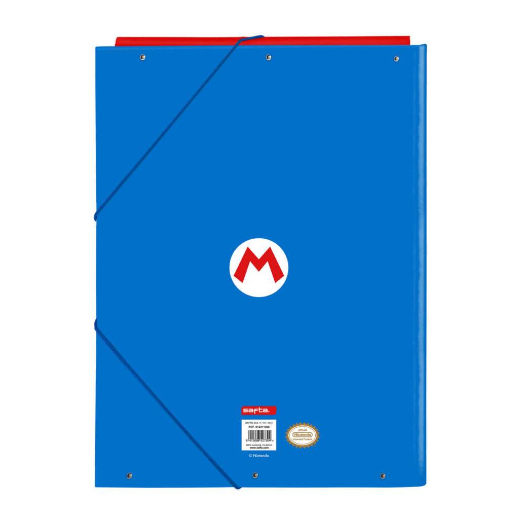 Φάκελος Super Mario Play Μπλε Κόκκινο A4