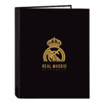 Φάκελος δακτυλίου Real Madrid C.F. Μαύρο A4 26.5 x 33 x 4 cm