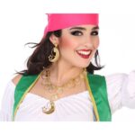 Γυναικείο σετ με κολιέ και σκουλαρίκια Χρυσό Άραβας Αξεσουάρ για Αποκριάτικο Ντύσιμο