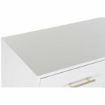 Συρταριέρα DKD Home Decor Φυσικό Μέταλλο Λευκό Κρεμ Ξυλο παουλόβνια (80 x 34 x 84 cm)