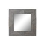 Τοίχο καθρέφτη DKD Home Decor Γκρι 121 x 4 x 121 cm
