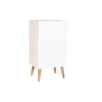 Σιφονιέρα DKD Home Decor Έλατο Φυσικό βαμβάκι Λευκό (48 x 35 x 89 cm)
