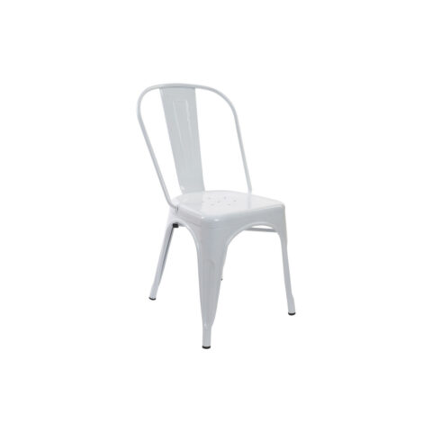 Καρέκλα DKD Home Decor Λευκό Μέταλλο 53 x 45 x 85 cm