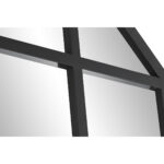 Τοίχο καθρέφτη Home ESPRIT Μαύρο Σίδερο Óρθιος 106 x 2