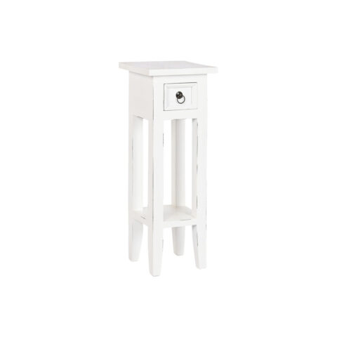 Βοηθητικό Τραπέζι Home ESPRIT Λευκό Ξύλο 25 x 25 x 67 cm