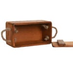 Κουτιά αποθήκευσης Home ESPRIT Φυσικό ξύλο ελάτου 38 x 24 x 22 cm 4 Τεμάχια