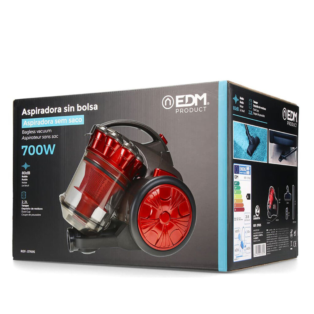 Πολυκυκλωνική Ηλεκτρική Σκούπα EDM 2 L 700 W 700 W