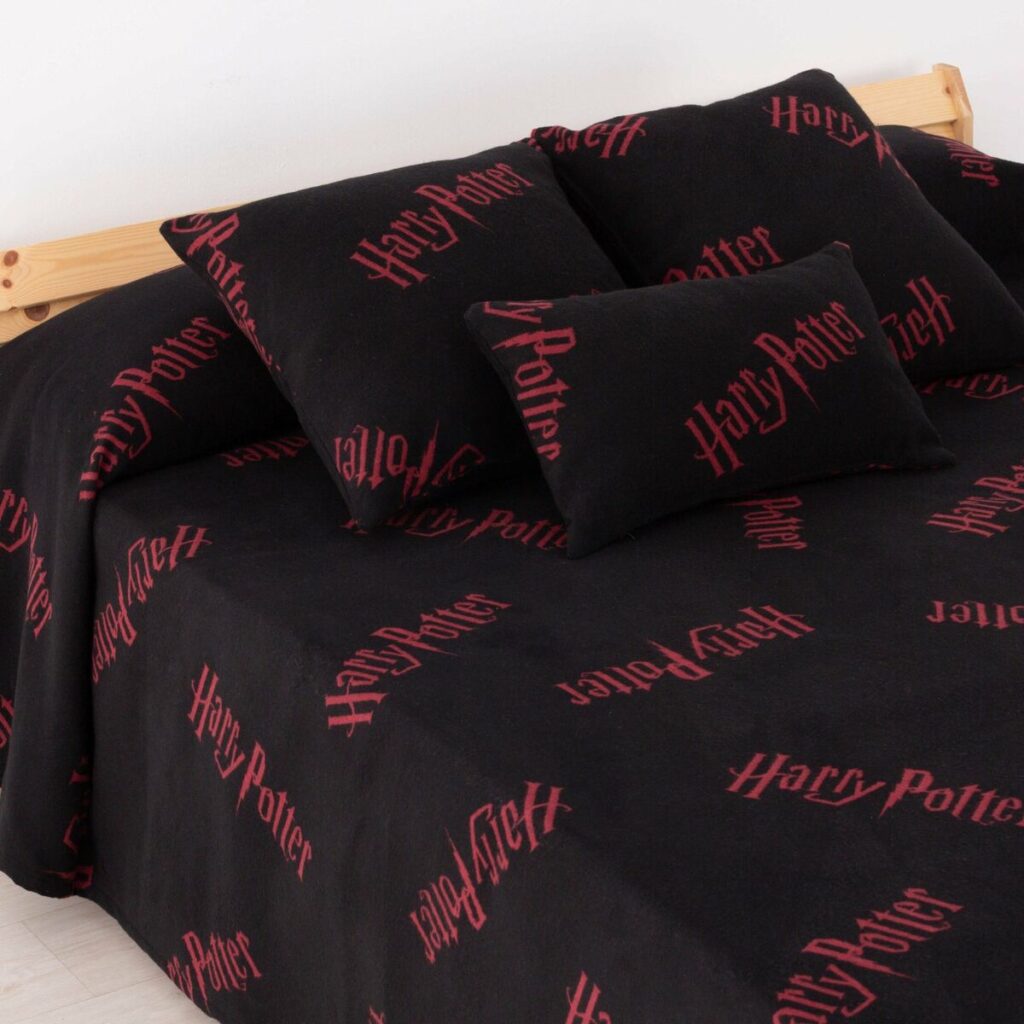 Κάλυψη μαξιλαριού Harry Potter Μαύρο 30 x 50 cm