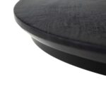 Σετ με 2 τραπέζια Μαύρο Φυσικό Σίδερο ξύλο ακακίας 80 x 80 x 40 cm (x2)