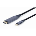 Αντάπτορας HDMI σε DVI GEMBIRD CC-USB3C-HDMI-01-6 Μαύρο/Γκρι 1