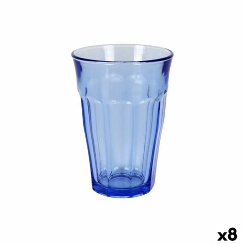 Σετ ποτηριών Duralex Picardie Μπλε 360 ml 6 Τεμάχια (8 Μονάδες)