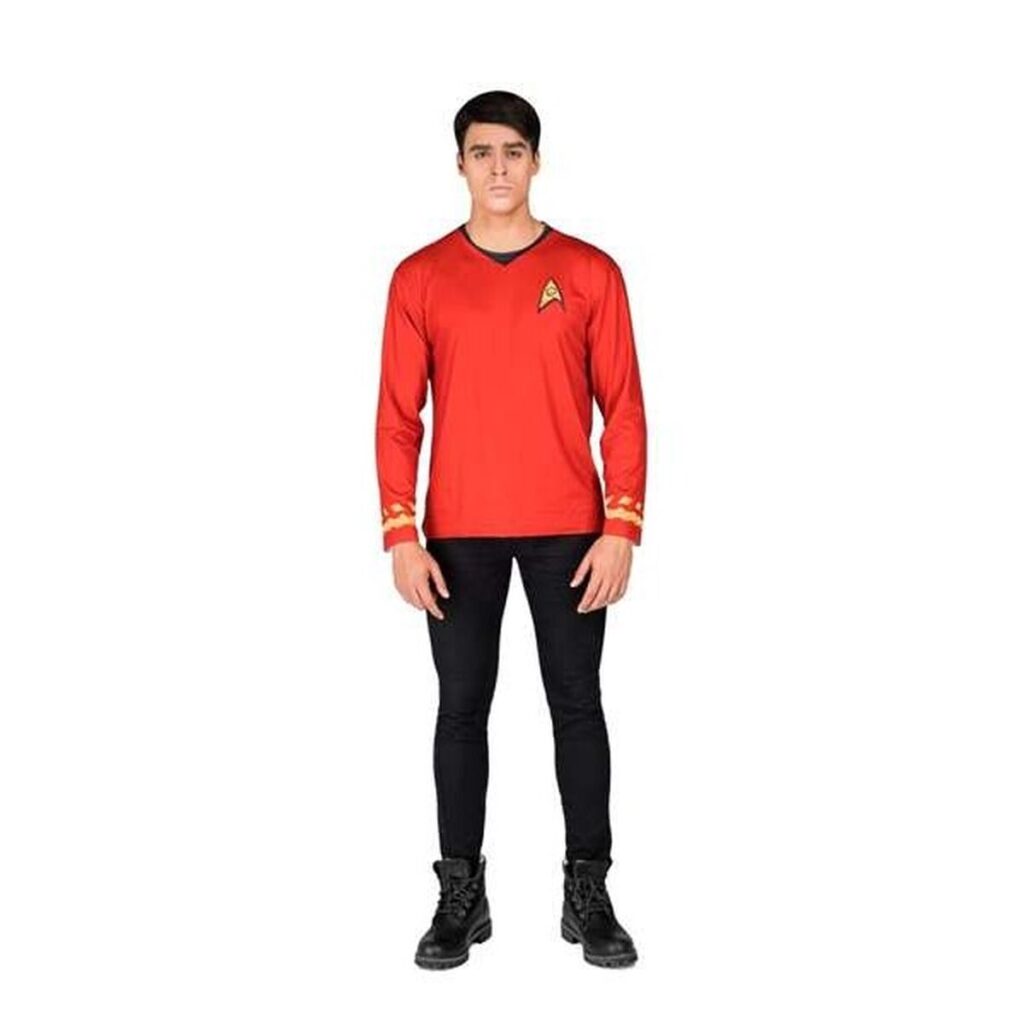 Αποκριάτικη Στολή για Παιδιά My Other Me Star Trek Scotty Μπλουζάκι Κόκκινο