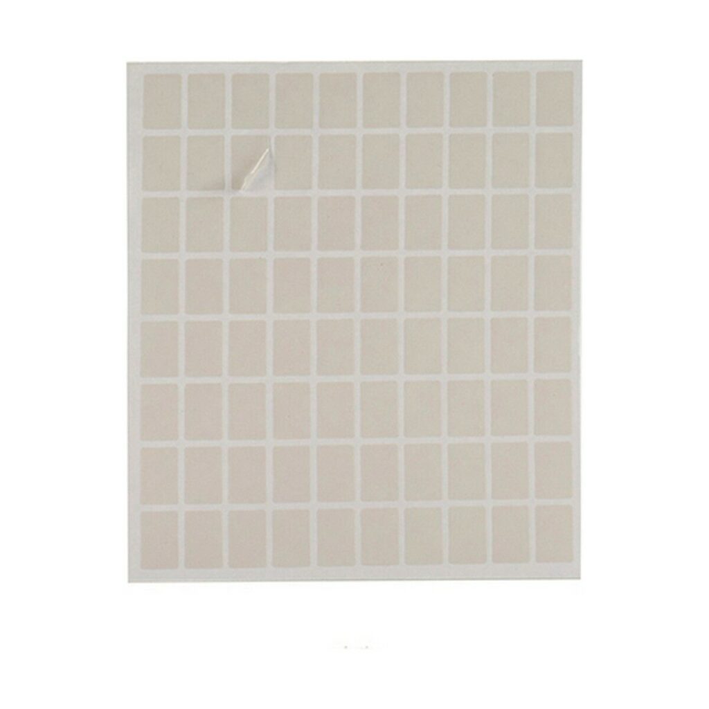 Κολλητικές ετικέτες Λευκό 12 x 18 mm Ορθογώνιο (12 Μονάδες)