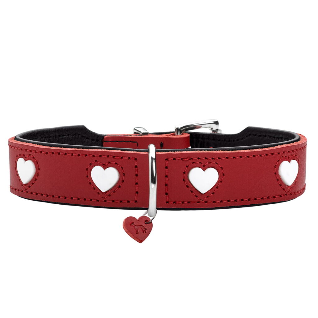 Κολλάρο Σκύλου Hunter Love S/M 35-40 cm Rojo/Blanco