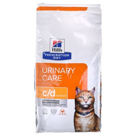 Φαγητό για ζώα Hill's Feline c/d Urinary Care Multicare Ενηλίκων Κοτόπουλο 8 kg