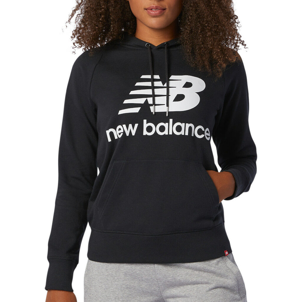 Γυναικείο Φούτερ με Κουκούλα New Balance WT03550 Μαύρο