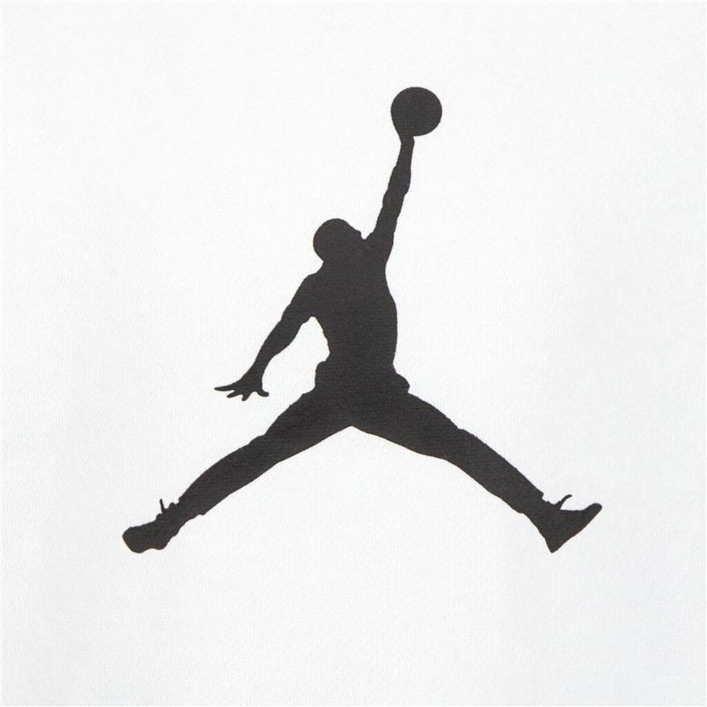 Παιδικό Φούτερ με Κουκούλα Nike Jordan Jumpman Logo Λευκό
