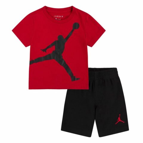 Αθλητικό Σετ για Παιδιά Nike Μαύρο Κόκκινο Πολύχρωμο 2 Τεμάχια