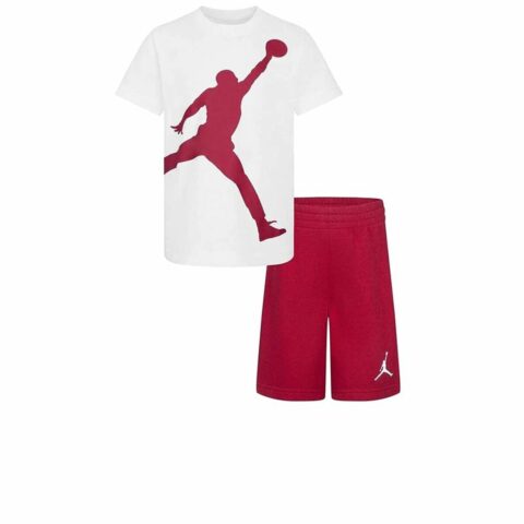 Αθλητικό Σετ για Παιδιά Nike Knit  Λευκό Κόκκινο Πολύχρωμο 2 Τεμάχια