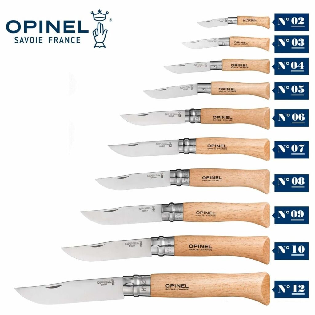 Μαχαίρι Opinel Nº6 7 cm Ανοξείδωτο ατσάλι ξύλο οξιάς