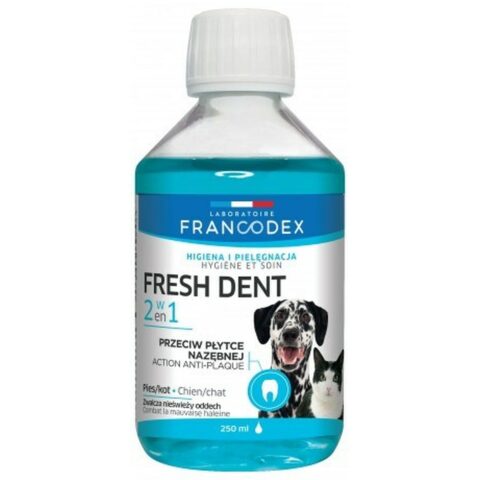 Στοματικό Διάλυμα Francodex Fresh dent 250 ml Γάτα Σκύλος