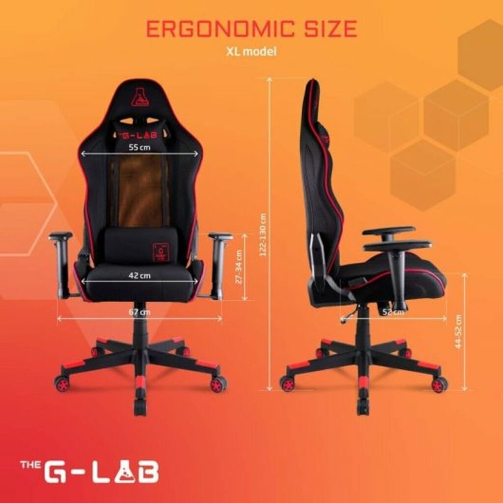 Καρέκλα Παιχνιδιού The G-Lab Oxygen Κόκκινο