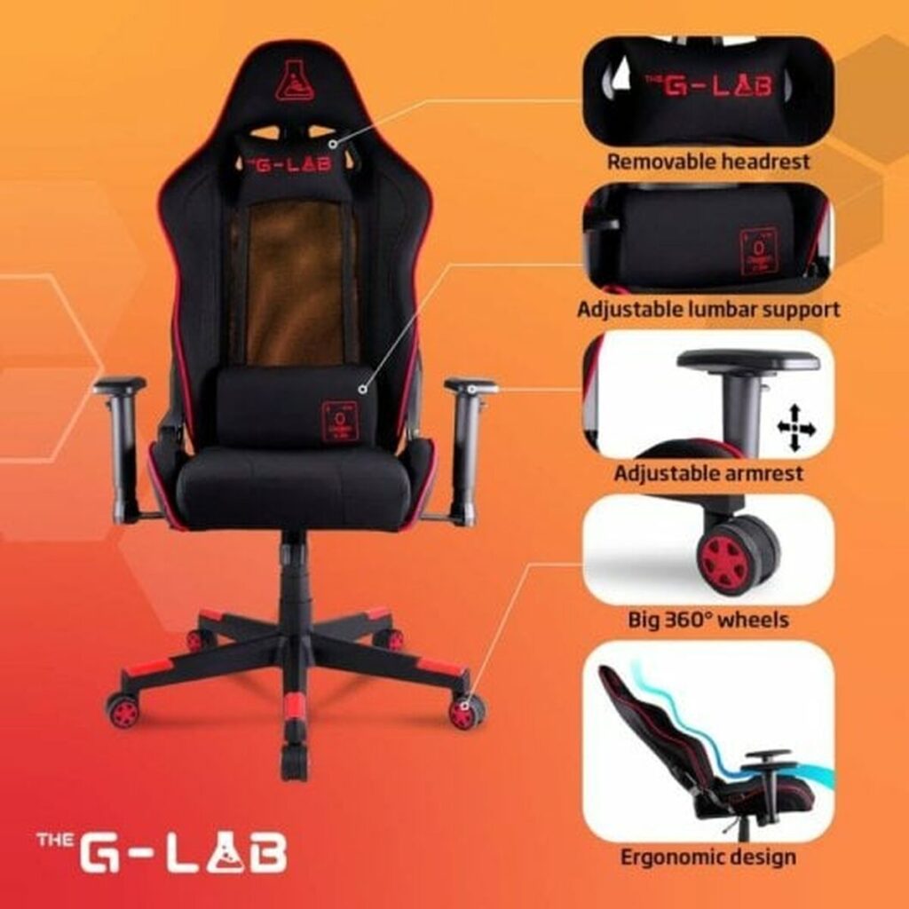 Καρέκλα Παιχνιδιού The G-Lab Oxygen Κόκκινο
