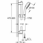 Στήλη ντους Grohe 26398000 2 θέσεις