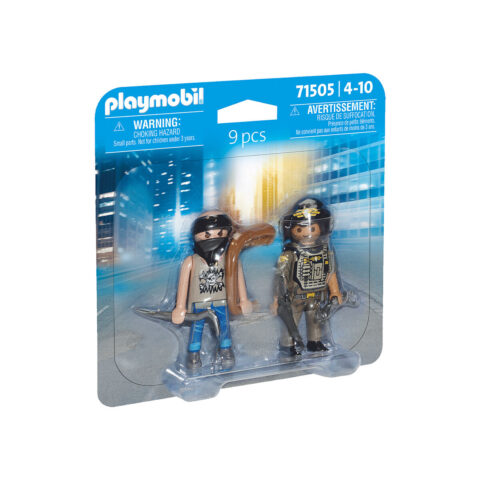 Playset Playmobil Αστυνόμος Κλέφτης 9 Τεμάχια