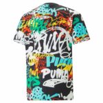 Ανδρική Μπλούζα με Κοντό Μανίκι Puma Graffiti Μαύρο