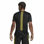 Ανδρική Μπλούζα με Κοντό Μανίκι Adidas Aeroready HIIT Back Μαύρο