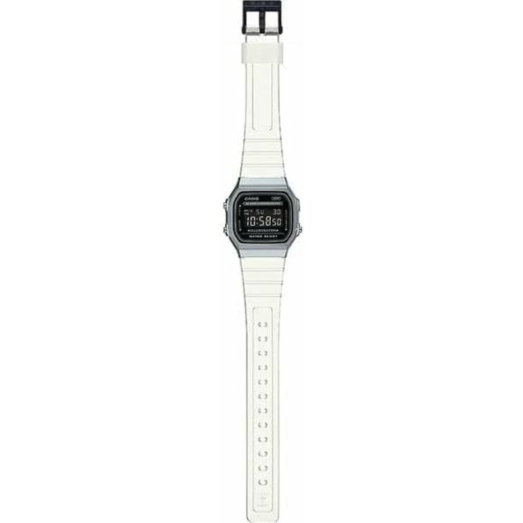 Unisex Ρολόγια Casio VINTAGE COLLECTION - TRANSPARENT BAND - BLACK Μαύρο Ασημί (Ø 36 mm)