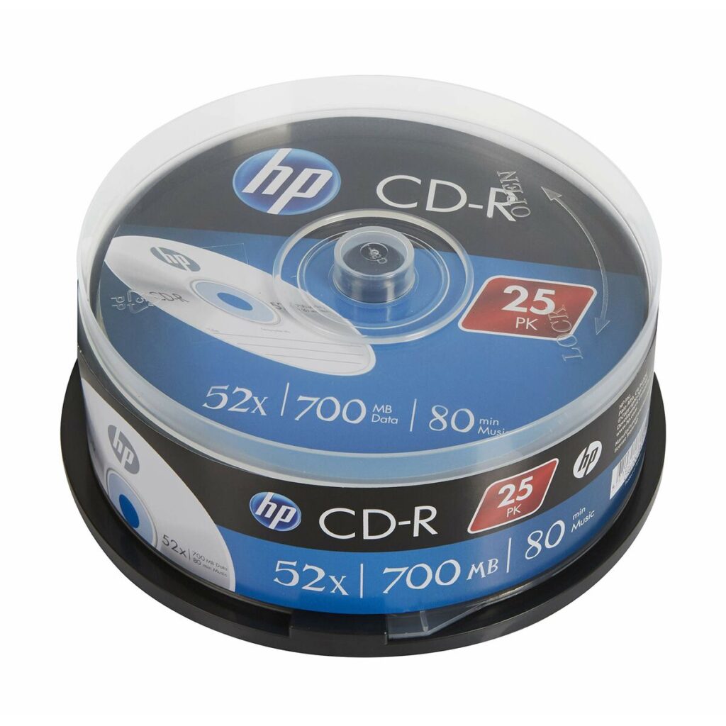 CD-R HP 25 Μονάδες 700 MB 52x
