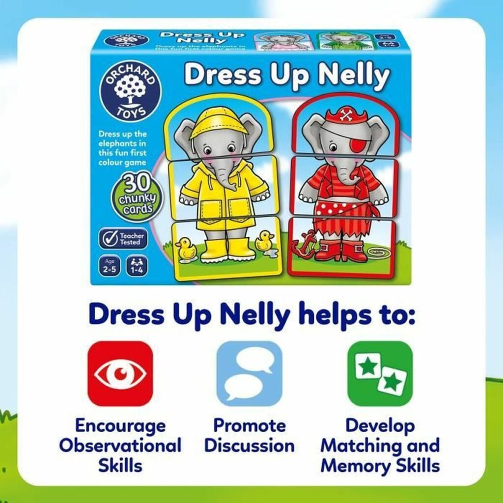 Εκπαιδευτικό παιχνίδι Orchard Dress up Nelly (FR)