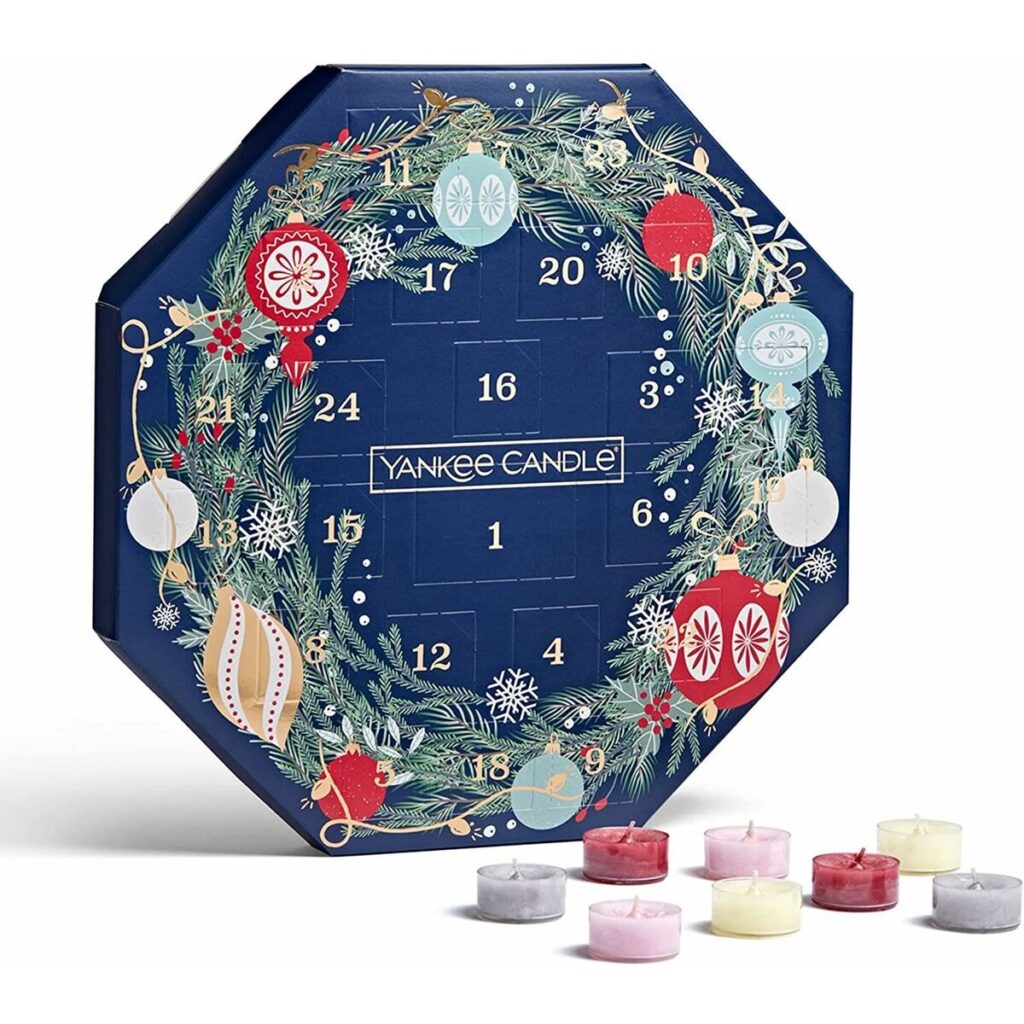 Σετ Αρωματικά κεριά Yankee Candle Countdown to Christmas Advent Calendar 24 Τεμάχια