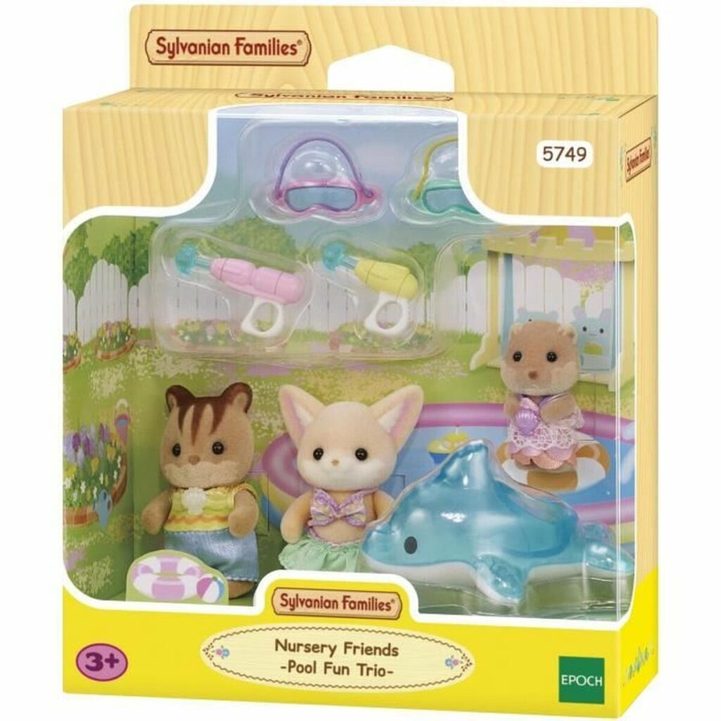 Αξεσουάρ για το Σπίτι Κουκλών Sylvanian Families 5749 Nursery Friends Pool Fun trio