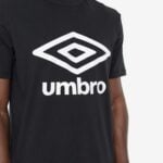 Kοντομάνικο Aθλητικό Mπλουζάκι Umbro WARDROBE FW Μαύρο