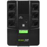Σύστημα αδιάλειπτης παροχής ενέργειας Διαδραστικό SAI Green Cell UPS06 360 W