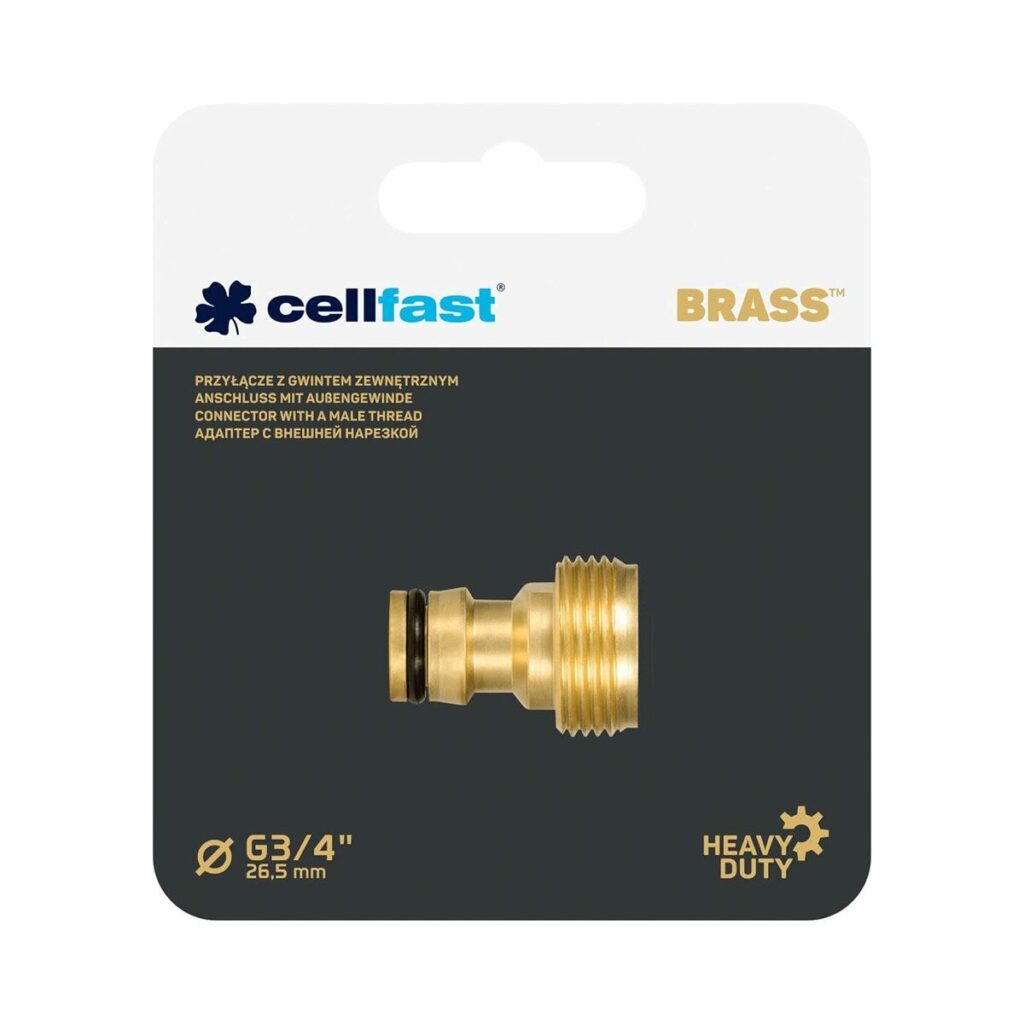 Συνδετήρας μανικών Cellfast 3/4" Ορείχαλκος Βρύση Εσωτερικό