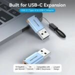 Αντάπτορας USB σε USB-C Vention CUAH0