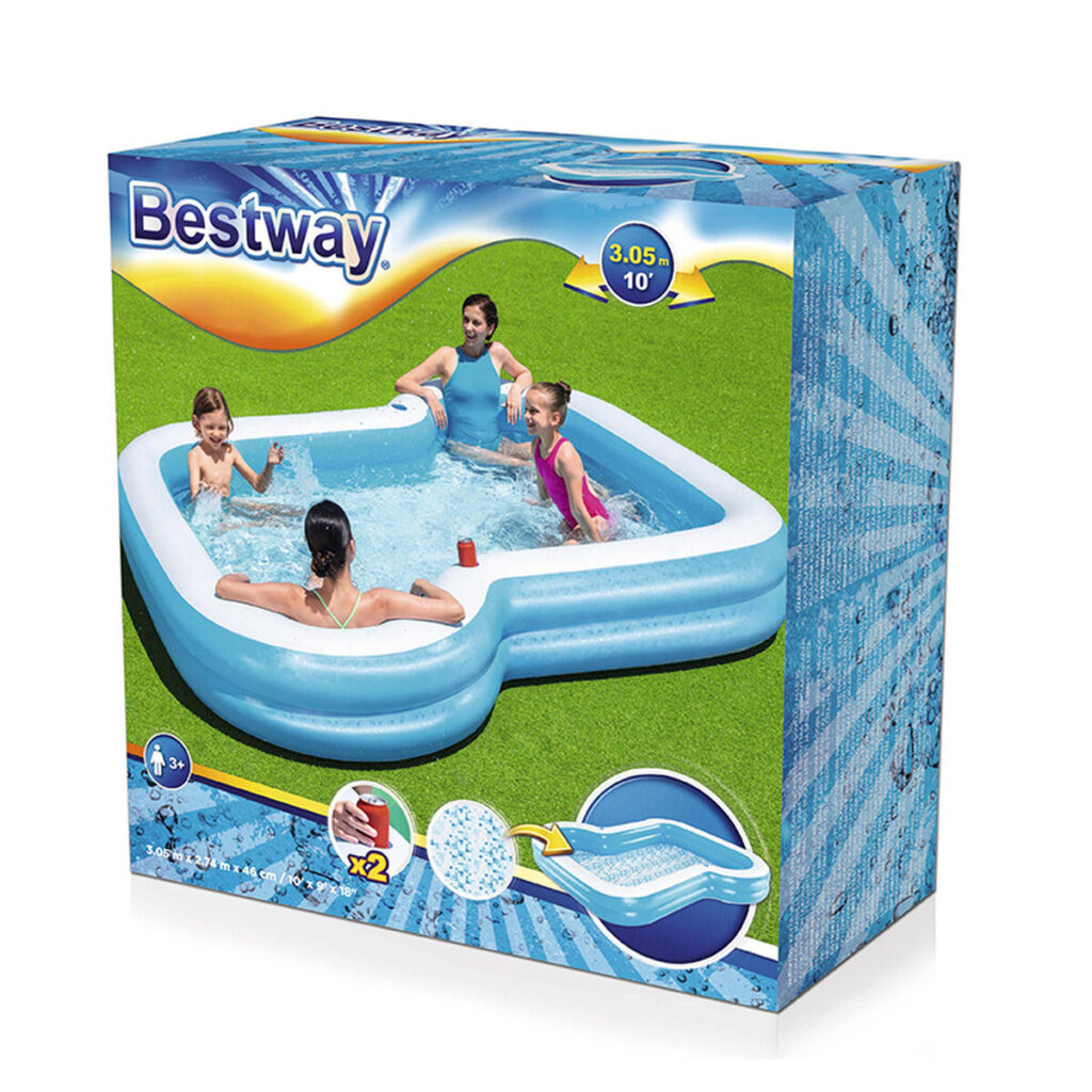 Παιδική πισίνα Bestway Πολύχρωμο 305 x 274 x 46 cm