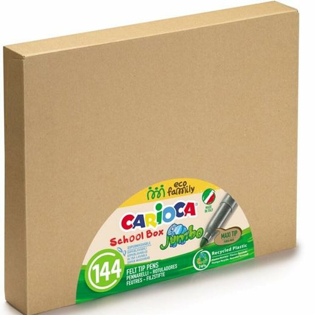 Σετ Μαρκαδόροι Carioca Schoolbox Πολύχρωμο (4 Μονάδες)