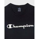 Αμάνικο Ανδρικό Mπλουζάκι Champion Crewneck Μαύρο