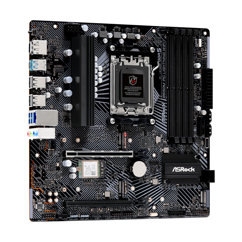 Μητρική Κάρτα ASRock B650M PG LIGHTNING WIFI AMD AM5 AMD AMD B650