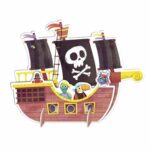 Παιδικό παζλ Diset XXL Πειρατικό Πλοίο 48 Τεμάχια