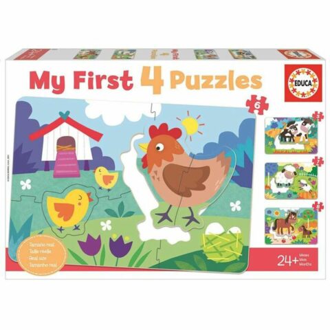 Παζλ Educa My First Puzzles 8 Τεμάχια (8 + 7 + 6 +5 pcs)