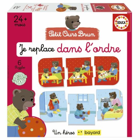 Εκπαιδευτικό παιχνίδι Educa Je replace dans l´ordre (FR)