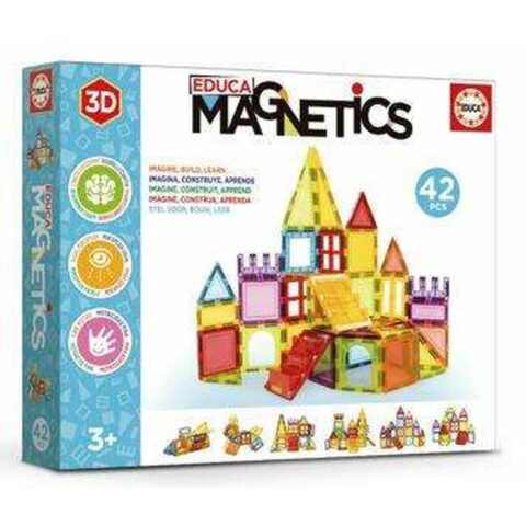 Παιχνίδι Kατασκευή Educa Magnetics Μαγνητική 42 Τεμάχια