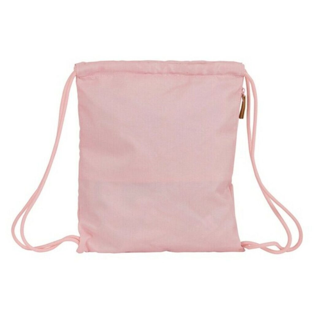 Σχολική Τσάντα με Σχοινιά Safta Ροζ